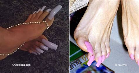 Uñas largas en los pies la nueva moda mas horrible de internet. La nueva tendencia de las uñas largas en los pies que ha ...