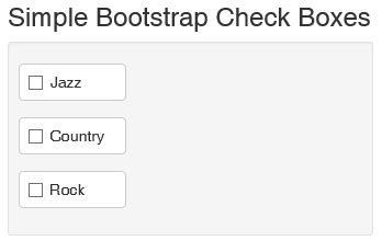 Paul Sheriff S Blog For The Real World A Simple Bootstrap Check Box