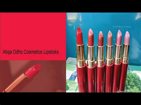 Atiqa Odho Lipstick Swatches Youtube