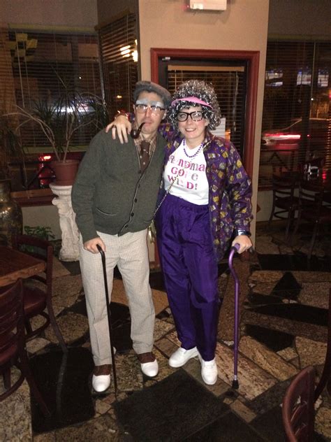My Husband And I As An Old Couple For Halloween Everyone Loved It Ps