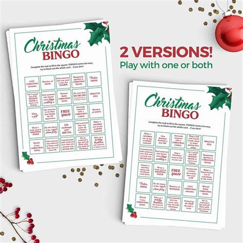 5 Fun Holiday Party Games For Adults Printable Christmas Etsy Fun