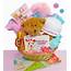 Newborn Girl Teddy Bear Gift Basket  SimplyUniqueBabyGiftscom Free