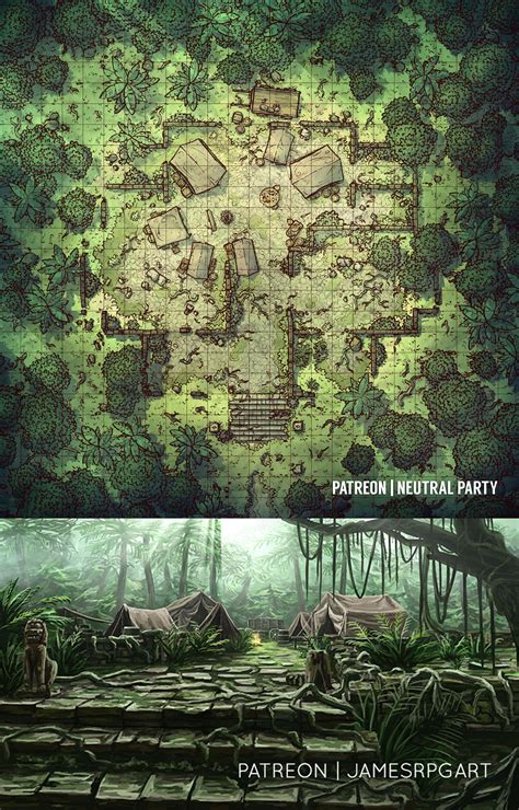 Jungle Battle Map Dnd 5e Deondees Wallpaper Images And Photos Finder