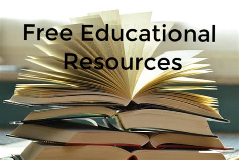 Check Out These Free Educational Resources