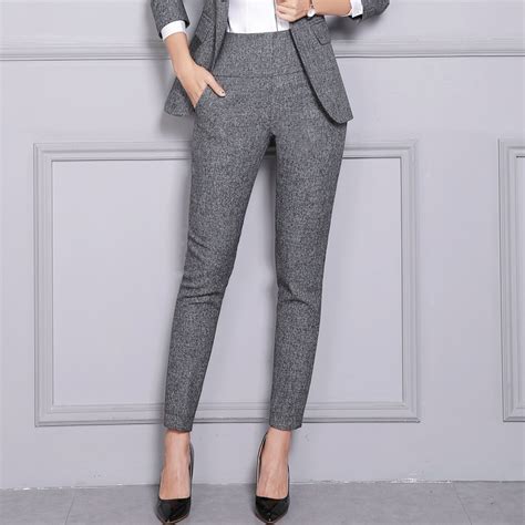 2018 Women Formal Pants Ol Long Pant Office Lady Wear To Work Straight