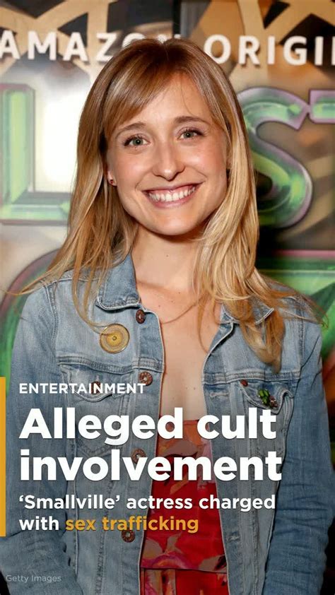 Smallville Actress Allison Mack Arrested Charged For Alleged Role In
