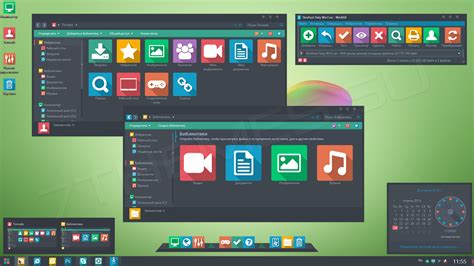 Пакет оформления flaty skinpack для windows 7