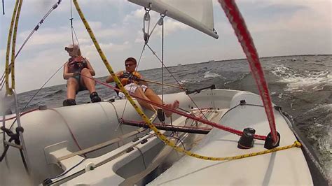 Club 420 Sailing With Gopro Youtube