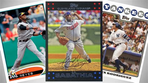 Place the baseball player on card. Topps baseball card designs of the 21st century, ranked ...
