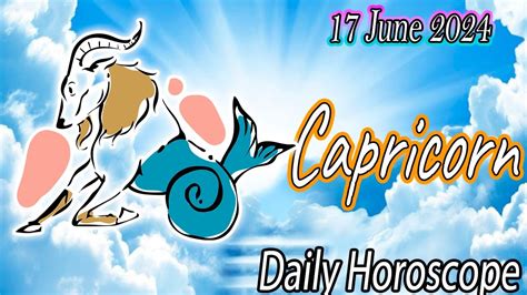 Capricorn 🔮 ️ Horoscope Today June 17 2024 🌞♑️ Daily Horoscope Capricorn ⭐️ Love Horoscope ⭐️