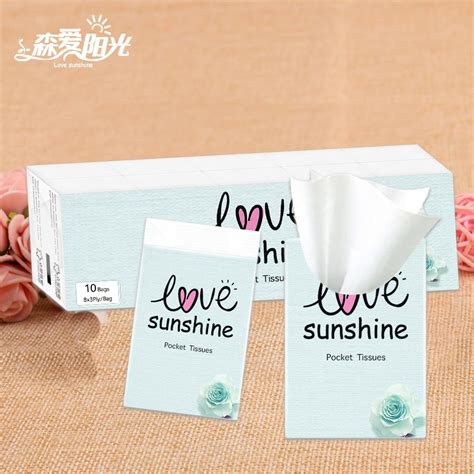 High Quality Ply White Pocket Pack Facial Tissues Handkerchief Tissues China Paper And