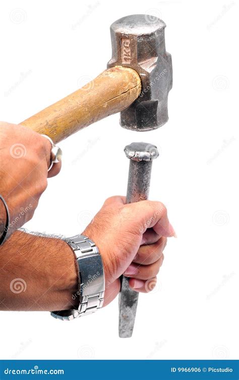 Hammer And Chisel Stock Photo Image Of Handle Tool Corrosion 9966906