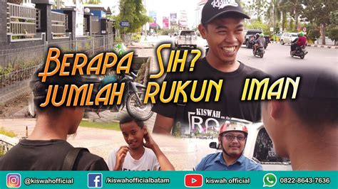 Setiap individu mestilah beriktikad bahawa segala pekerjaan makhluk sama ada yang sengaja seperti. Sosial experiment rukun iman - berapa sih rukun Iman ...