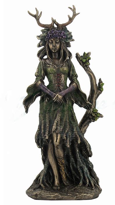 Lovely Guardian Goddess Of The Trees Statue Bronze Finish Wu76607a4