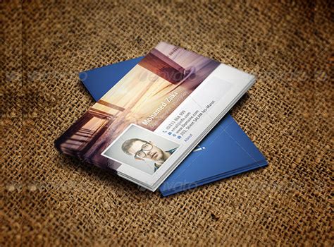 21 Facebook Business Card Templates Free And Premium Download