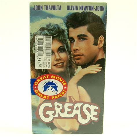 Grease Paramount Vhs Tape Sealed 1990 Vintage Vhs Tapes