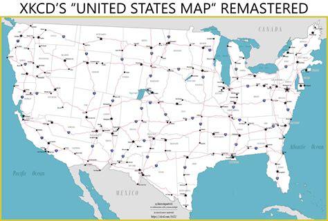 I Remastered One Of My Favorites United States Map In A Road Atlas