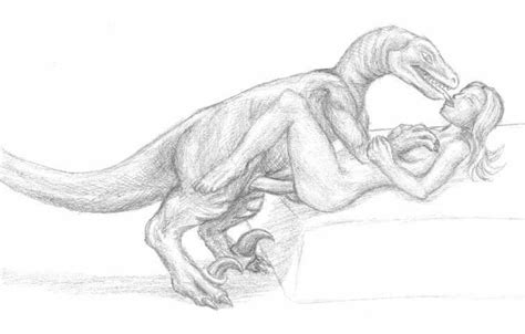 Rule 34 Dinosaur Female Human Interspecies Male Raptor Scalie Sex Straight Unknown Artist 956370