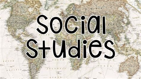 Social Studies Outstretches Beyond The Portals Of The School
