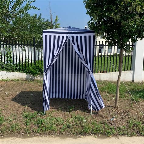 Portable Cabana Stripe Tent Privacy Changing Room Pool Camping Outdoor