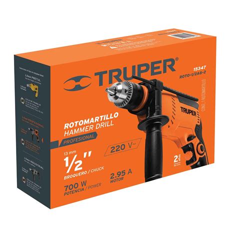 Taladro Percutor 1 2 Truper 15347 700 W Distribuidor Truper