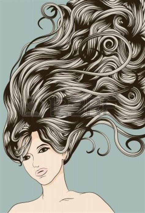 Flowing Hair Drawing Ms Query