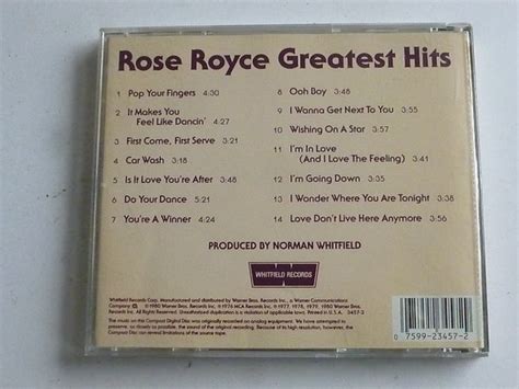 Rose Royce Greatest Hits Tweedehands Cd