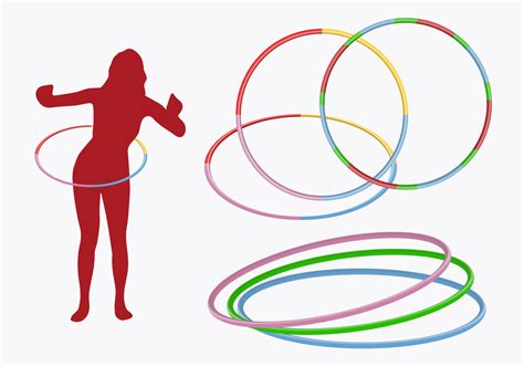 Hula Hoop Girl Vector Download Free Vector Art Stock Graphics And Images
