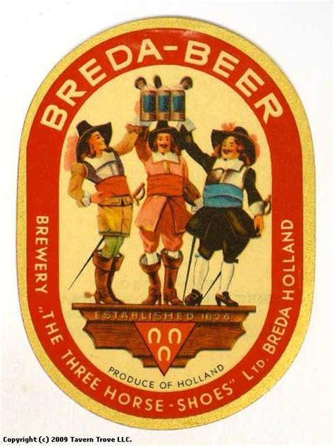 Bekijk meer ideeën over bier, hoefijzers, brouwerij. Labels Breda-Beer Brouwerij Drie Hoefijzers Breda Noord ...