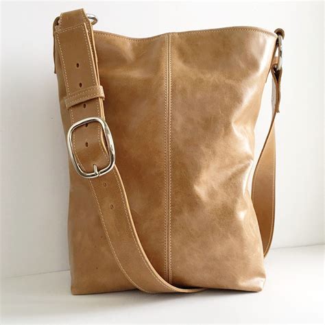 Indie Leather Tote Boho Leather Crossbody Bag Leather Messenger