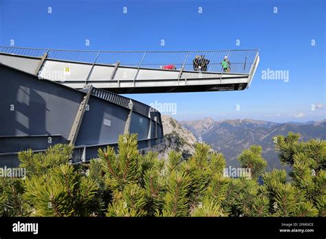 Viewing Platform At The Mountain Station Alpspitze Garmisch