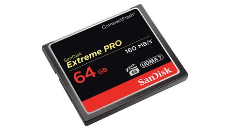Sandisk Extreme Pro Compactflash Memory Card 64gb Media Storage