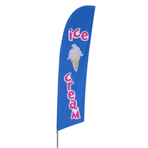 Ice Cream Flags Verticle Message Banners Vispronet