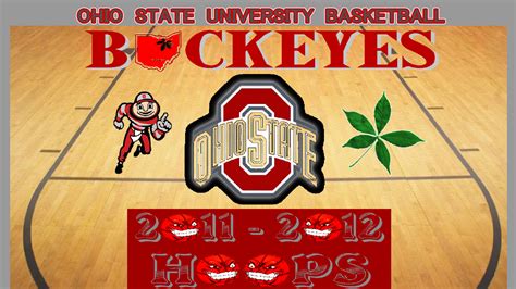2011 2012 Buckeyes Hoops Ohio State University Basketball Wallpaper
