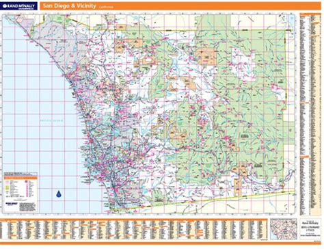 Rand Mcnally Proseries Regional Wall Map Riverside And San Bernardino