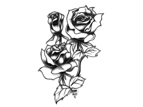 Tattoo templates classical symmetric curves shapes sketch. Rose Tattoos Designs, Ideas and Meaning | Tattoos For You
