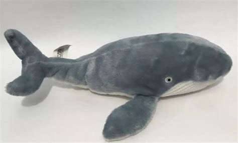Kohls Cares If You Want To See A Whale Plush 18 Gray White Stuffed