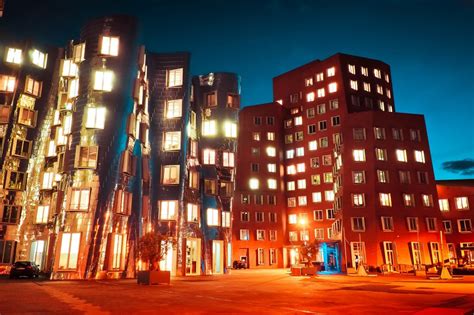 City Buildings By Night Free Stock Photo Iso Republic
