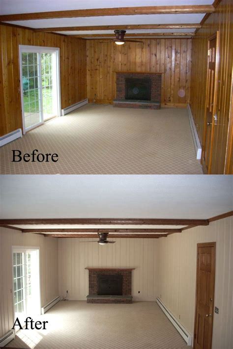 Painting Paneling Ideas Before And After Photos