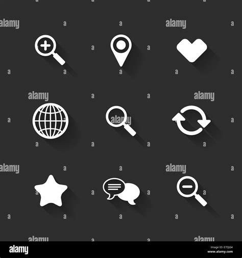 Vector Design Flat Icons Stock Photo Alamy