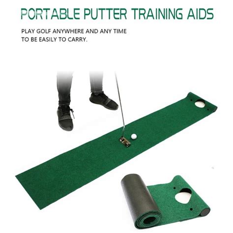 Golf Putting Mat Thick Smooth Practice Putting Carpet Rug For Basement