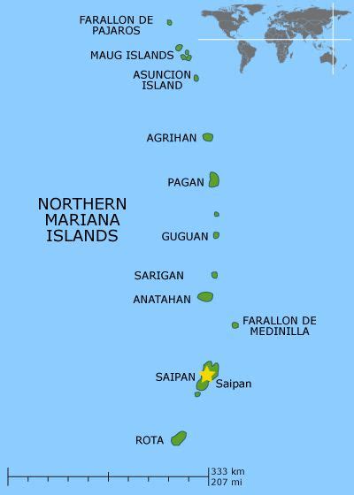 Northern Mariana Islands Map World Map Of Northern Mariana Islands