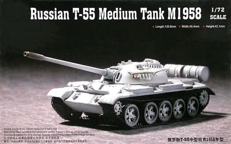 07282 Russian T 55 Medium Tank M1958