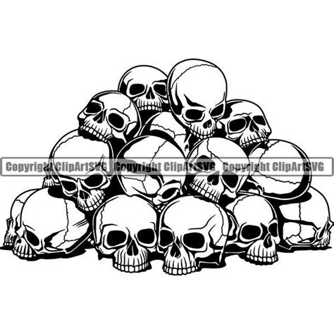Pile Of Skulls Clipart 10 Free Cliparts Download Images On Clipground