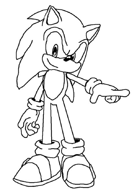 Sonic Coloring Pages For Boys Educative Printable