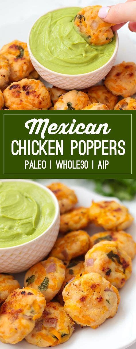 For the aip chicken poppers: Pin on keto/paleo