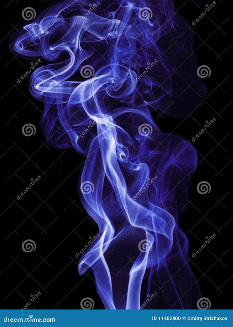 Abstract Blue Smoke Stock Photo Image Of Shape Smooth 11482900
