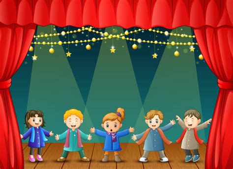 110 School Play Acting Illustrations Royalty Free Vector Graphics