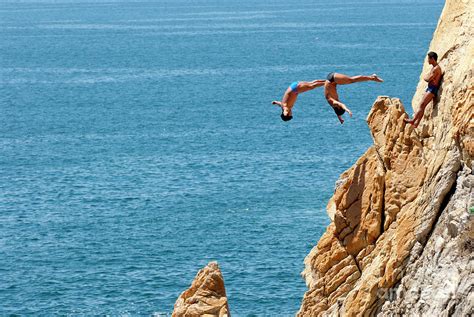 Famous Cliff Diver Of Acapulco Mexico Photograph By Anthony Totah Pixels