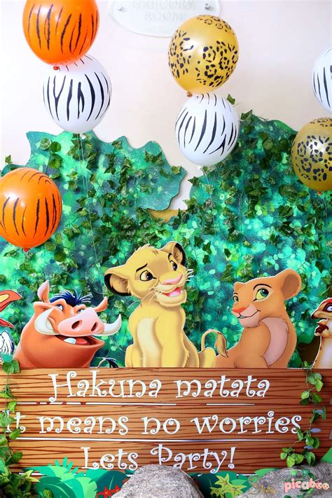 Lion King Birthday Party Ideas Photo 29 Of 32 Catch My Party